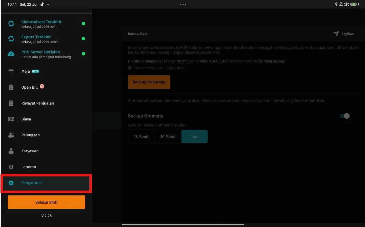 mengatur printer label